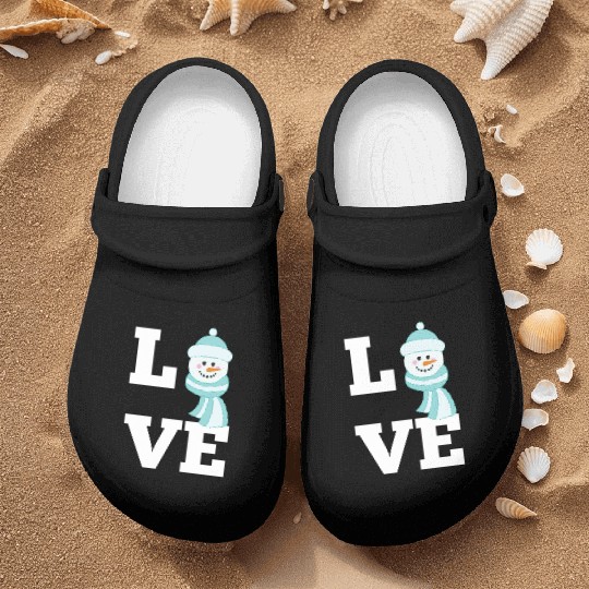 Love Snowman - Heartwarming Winter Apparel Nurse Clogs