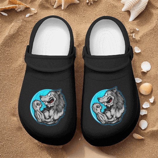 wolf gym Nurse Clogs