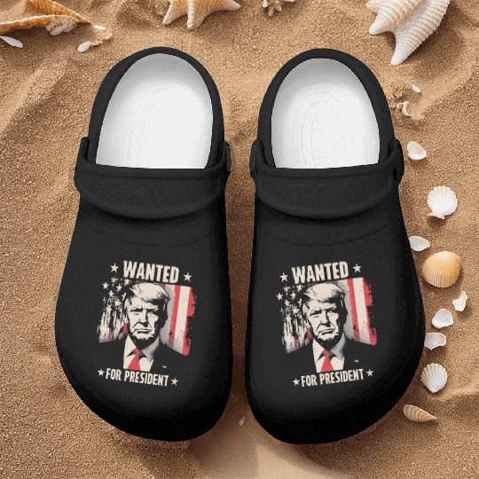 Donald Trump President Elections 2024 Retro Nurse Clogs