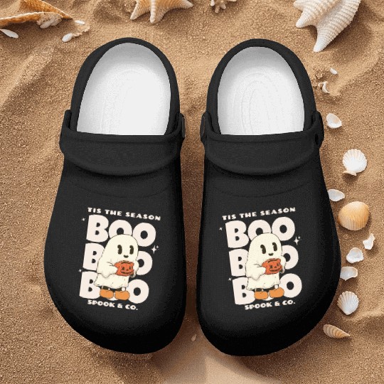 Tis The Season Spook & Co Nurse Clogs