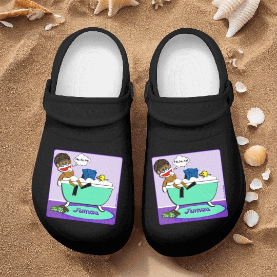 Jumau the Sock Monkey Nurse Clogs