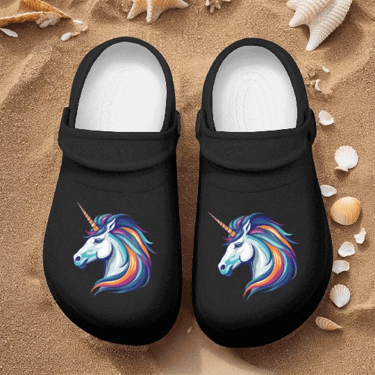 unicorn Nurse Clogs