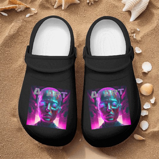 Ai Art Logo Nurse Clogs