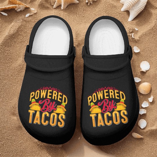 Powered By Tacos Nurse Clogs