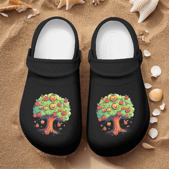 Apples Tree Fruit Orchard Apple Picking Cute Nurse Clogs