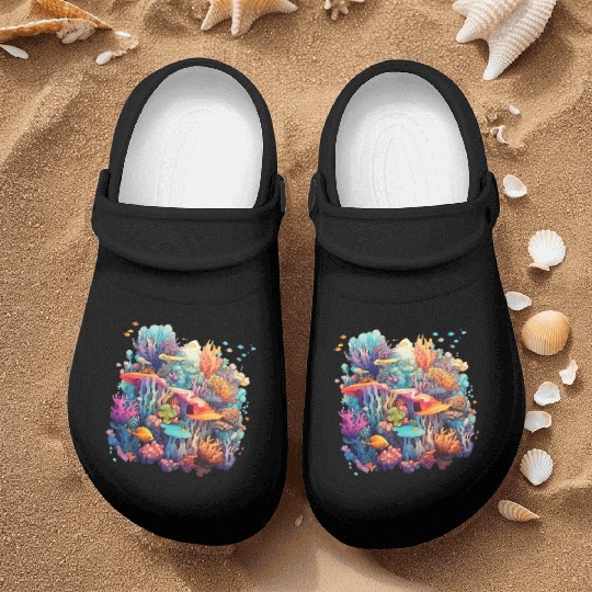 Coral Kaleidoscope: Nature's Mosaic Nurse Clogs
