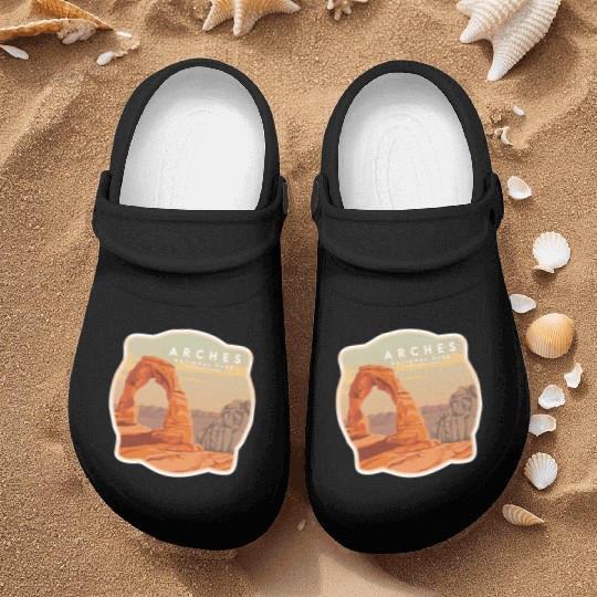 Arches National Park Stickers Nurse Clogs
