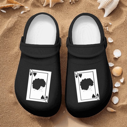 Black Queen Nurse Clogs