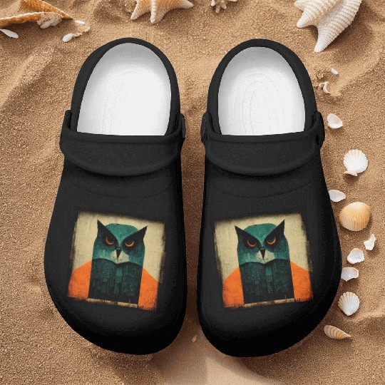 Mod Owl: Disapproving Owl Nurse Clogs