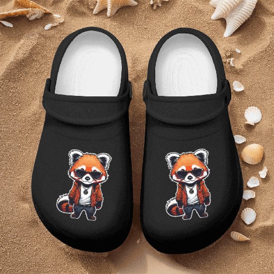 Chibi Red Panda Nurse Clogs
