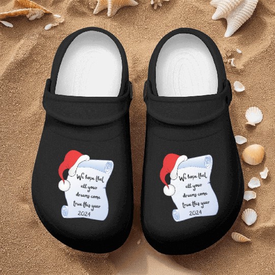 Santa Claus wishes Nurse Clogs