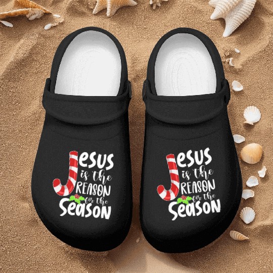 Jesus Is The Reason For The Season Christian Nurse Clogs