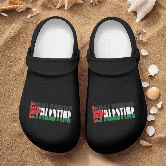 free palestine Nurse Clogs