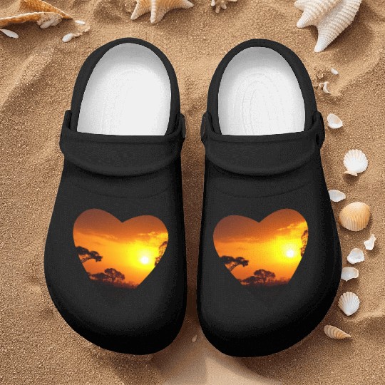 LOVE of African Heart Nurse Clogs