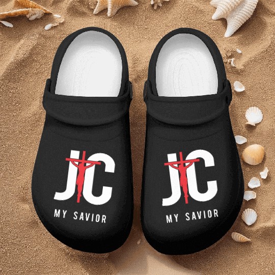 JC Jesus Christ My Savior Love Jesus Christian Nurse Clogs