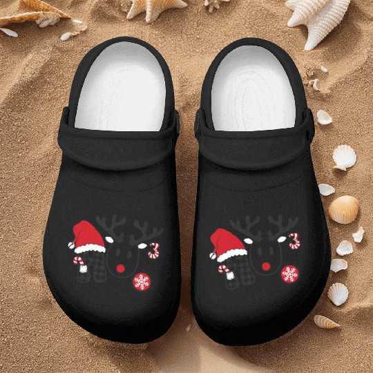 ugly christmas ho ho ho sweater Nurse Clogs