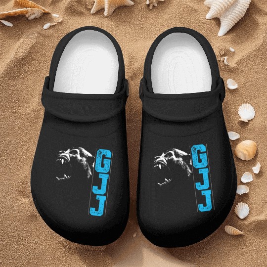 Guerilla Jiu Jitsu Gorilla Head Bjj Gift Nurse Clogs