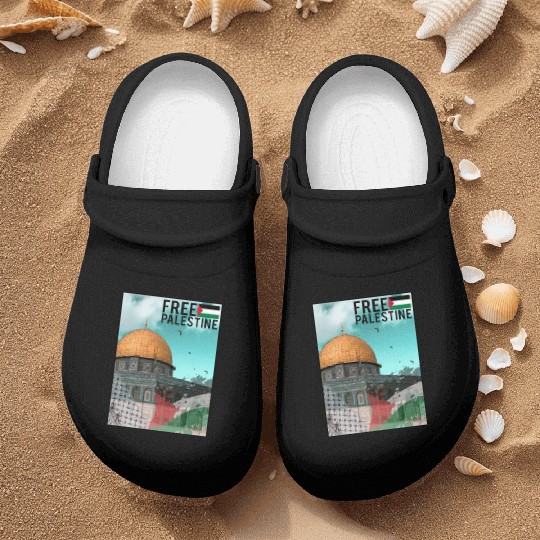 free palestine Nurse Clogs