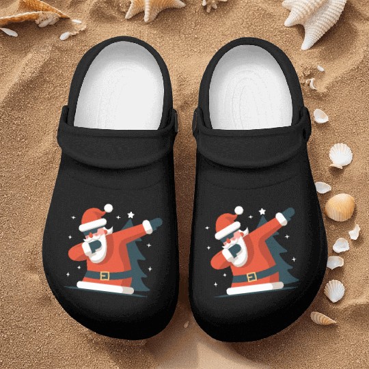 Dabbing Santa Nurse Clogs
