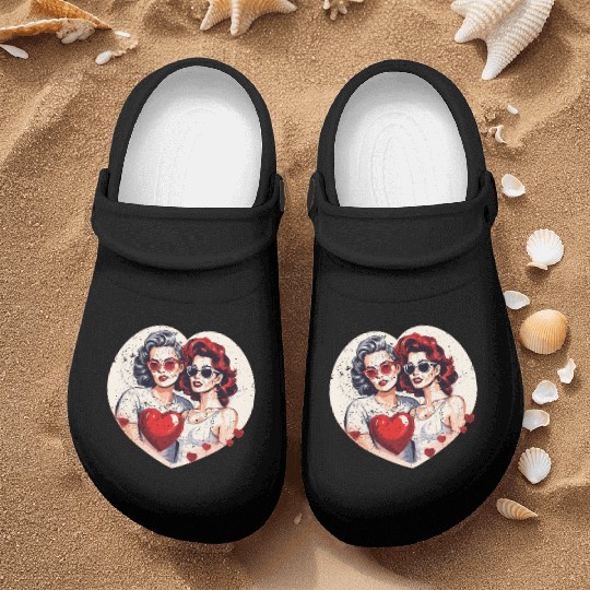 Valentines Day Outfit For Her And Her in love Nurse Clogs
