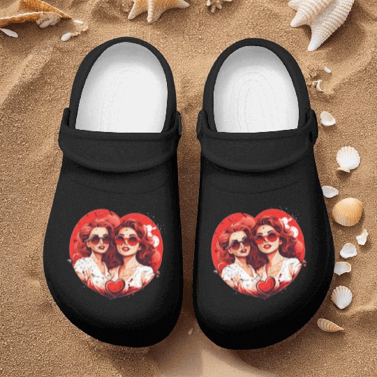 Valentines Day Outfit For Her And Her in love Nurse Clogs