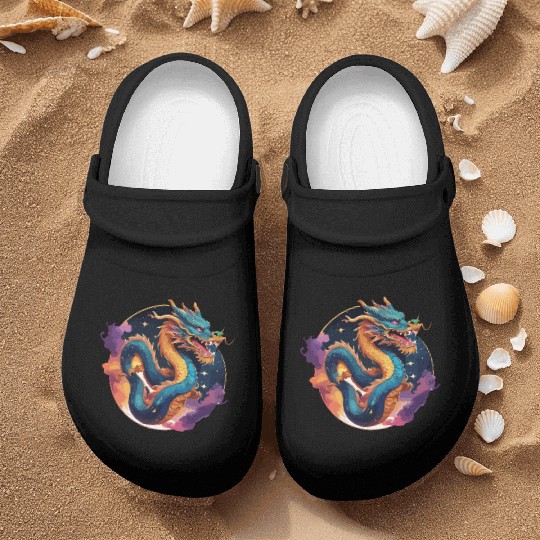traditional Chinese dragon Nurse Clogs