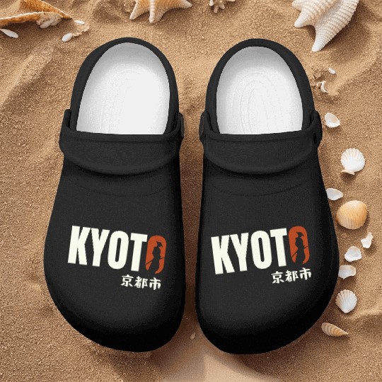 Kyoto Typography Nurse Clogs - Urban Statement