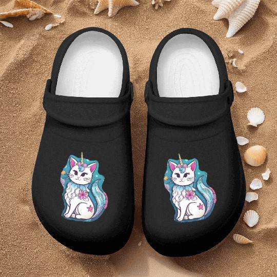 Unicorn Mercat Nurse Clogs