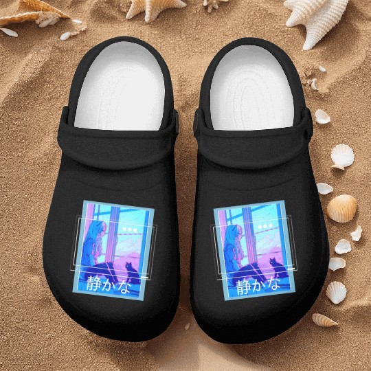 Lofi Japanese Aesthetic Kawaii Anime Girl Otaku Ca Nurse Clogs