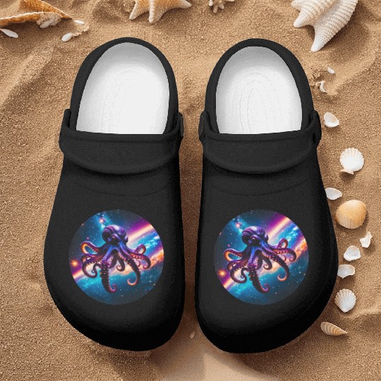 Space Octopus Nurse Clogs