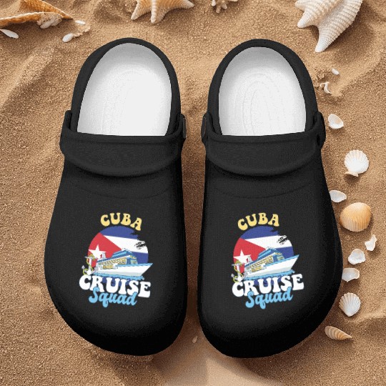 Cuba Cruise Squad Family Vacation Trip Nurse Clogs