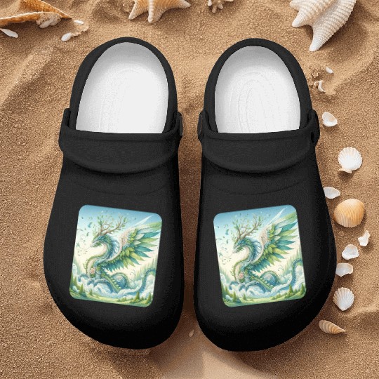 Nature Elemental Dragon Nurse Clogs