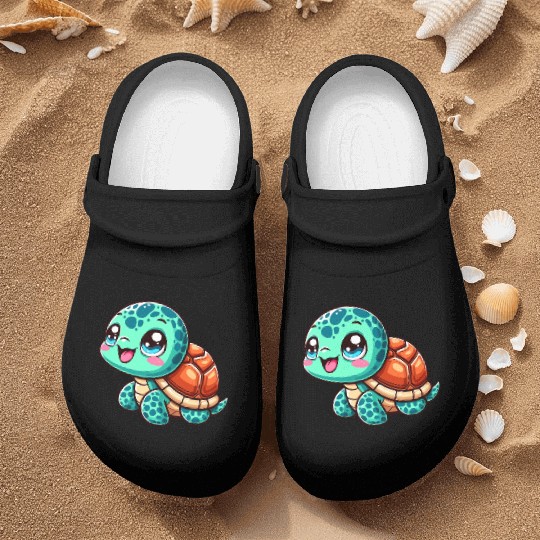 Graceful Sea Turtle Serenity Nurse Clogs