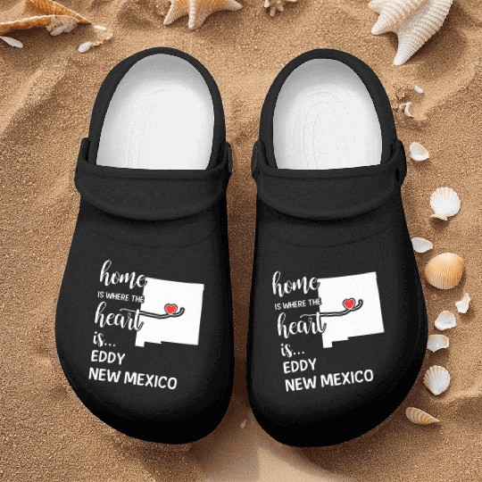 Eddy County New Mexico Is Where My Heart Is Gift Nurse Clogs