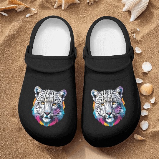 Snow Leopard Nurse Clogs