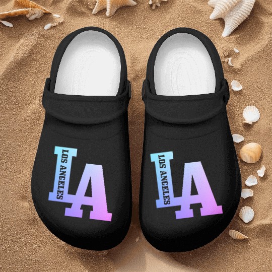 Los Angeles California LA Gift Nurse Clogs