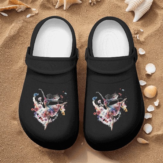 transparent ballet girl world ballet day Nurse Clogs