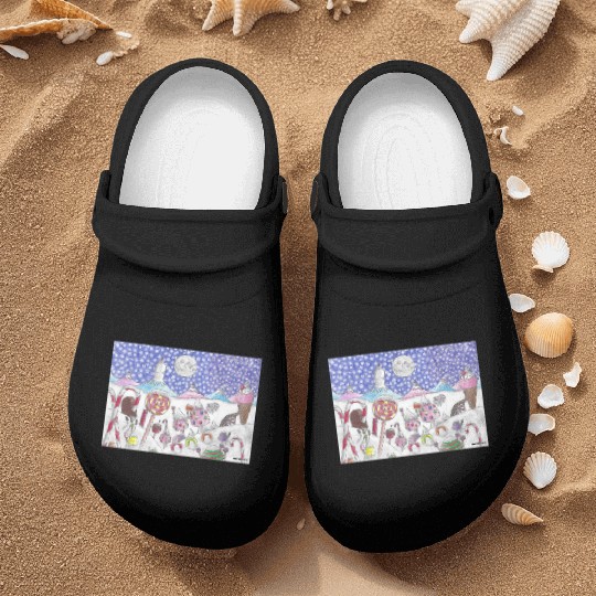 The Nutcracker Christmas Candy Land Nurse Clogs
