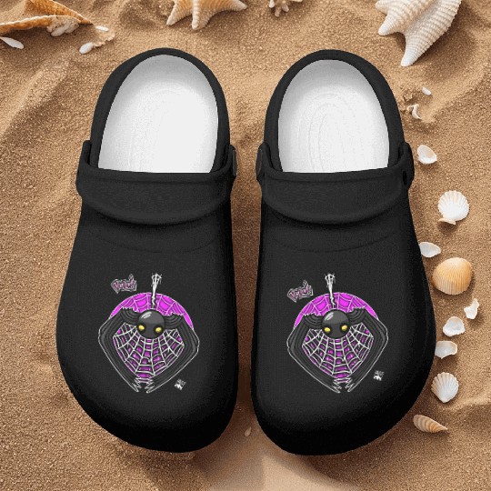 Spider Love Nurse Clogs