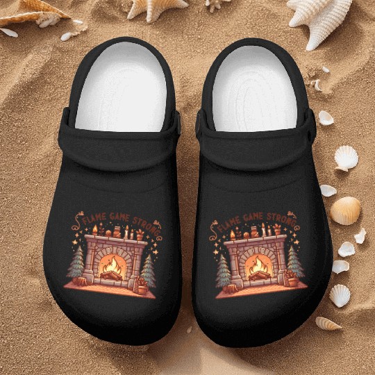 Fireplace: Flame Game Strong Nurse Clogs