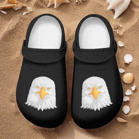 Bald Eagle Nurse Clogs