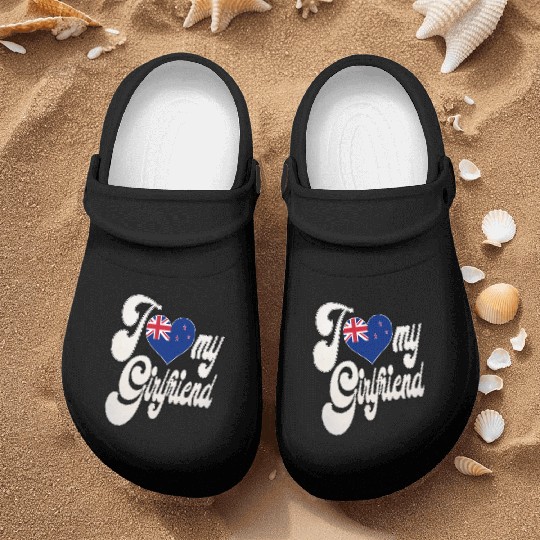 NZI Love My New Zealand Girlfriend Nurse Clogs