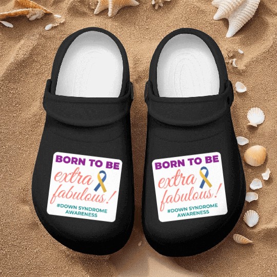 Down Syndrome Awareness Extra Fabulous Nurse Clogs