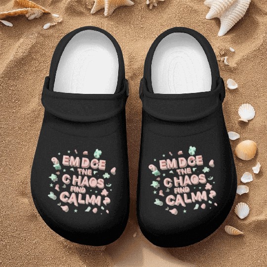 Embrace typography design Nurse Clogs