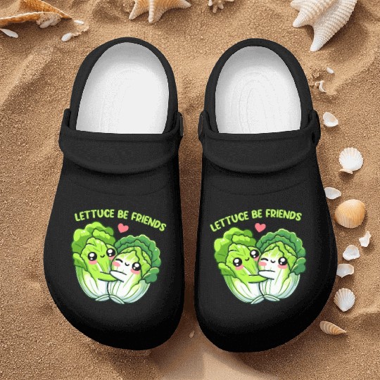 Lettuce Be Friends | Vegan Food Nurse Clogs
