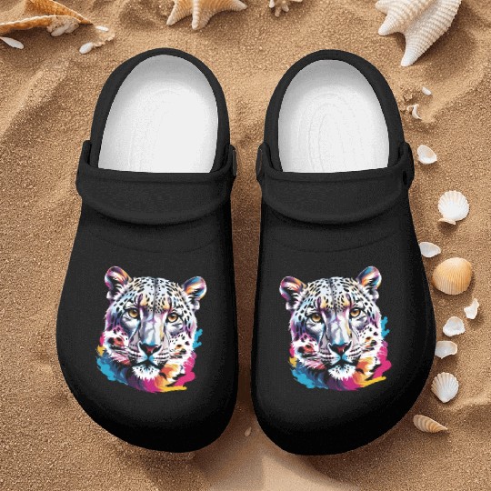 Snow leopard Nurse Clogs