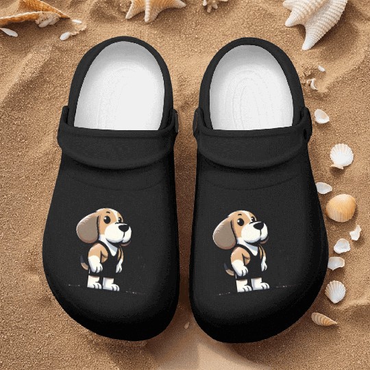 Beagle Buff: Hitting the Gym in Style Nurse Clogs