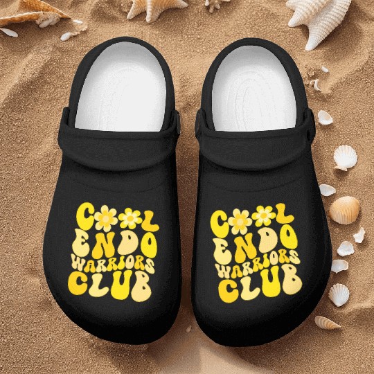 Cool Endometriosis Warriors Club Nurse Clogs