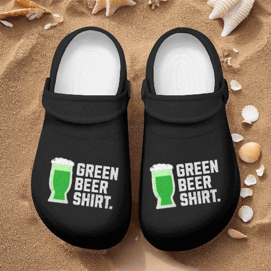 Green Beer Nurse Clogs for St. Patrick's Day