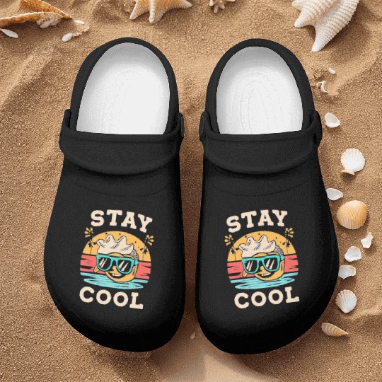 stay cool, funny gift, Nurse Clogs